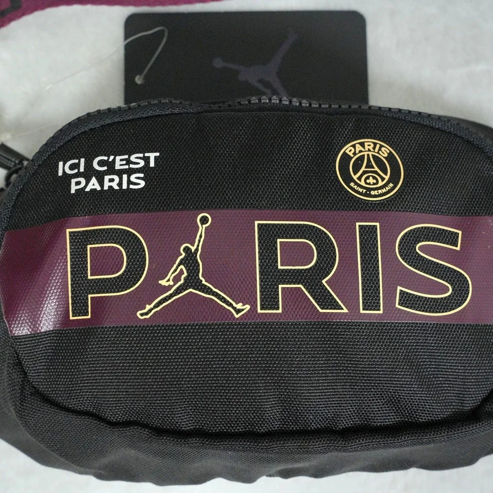 Jordan Paris Saint Germain PSG‎ Black Bordeaux Fanny Pack Waist Bag O/S